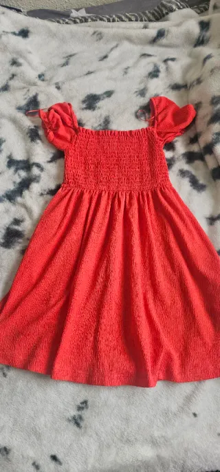Vestido rojo suelto