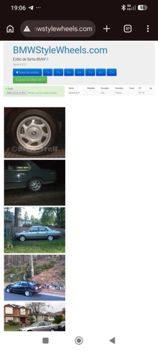 Llantas BMW 840i 1991