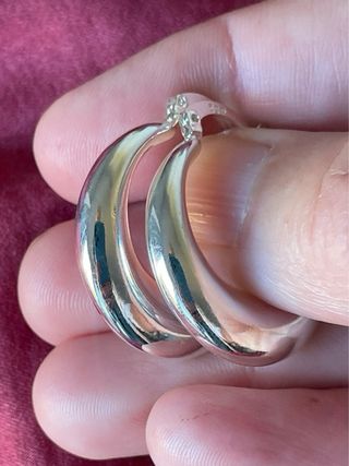 Pendientes Aro Plata 925