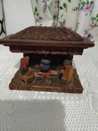 Fogón de madera antiguo