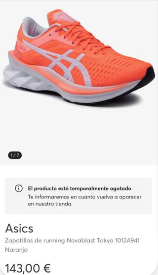 Zapatillas running ASICS Novablast