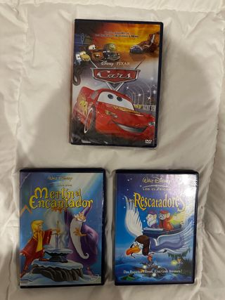 3 Películas DVD Disney Clásicos (Español)