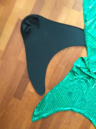 Costume Sirenetta verde con coda