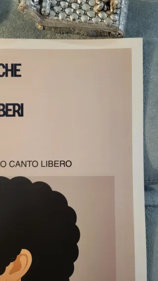 Poster A3 Lucio Battisti Il Mio Canto Libero