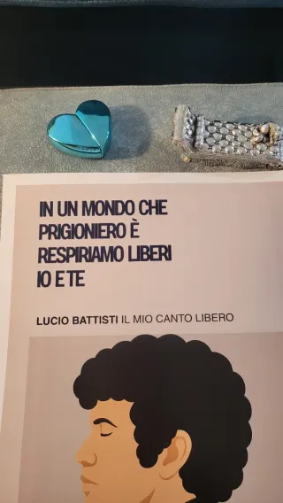 Poster A3 Lucio Battisti Il Mio Canto Libero