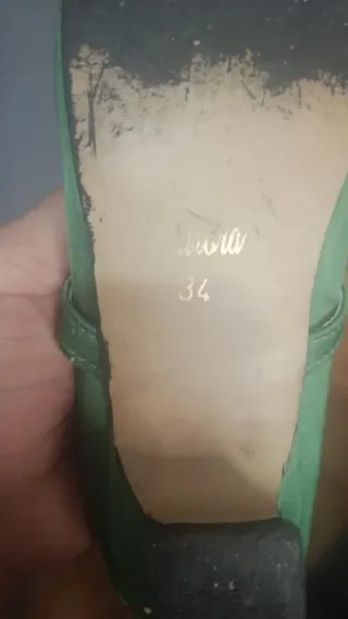 Traje de Fallera Verde y Rosa talla 6/7 años