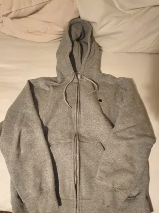 Sudadera Carhartt gris con cremallera