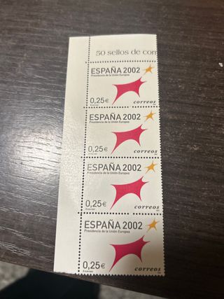 Lote Sellos España 2002 Presidencia UE