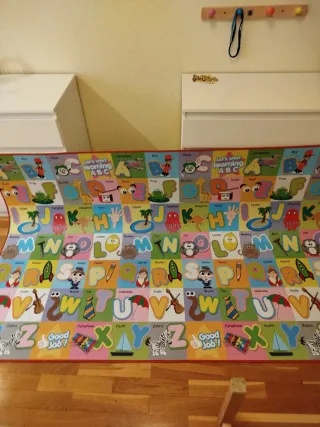 Alfombra infantil ABC multicolor