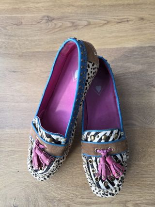 Mocasines Chie Mihara  multicolor con flecos