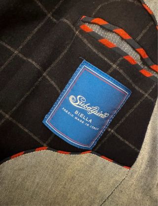 Americana El Ganso Cuadros Azul - Talla 52