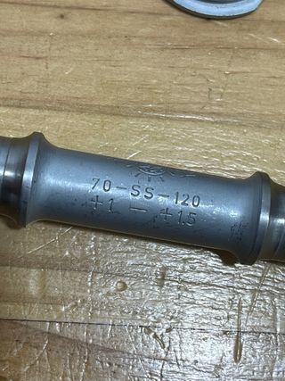 Eje pedalier Campagnolo Super Record 70-SS-120