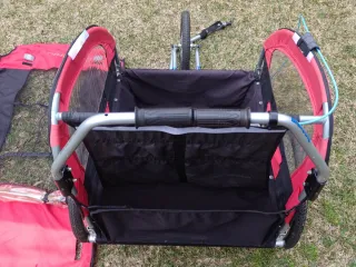 Remolque Bicicleta Dual 2 Niños o Mascotas