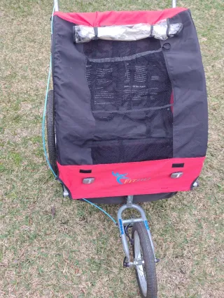 Remolque Bicicleta Dual 2 Niños o Mascotas