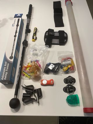 Set de palos de golf con bolsa y accesorios