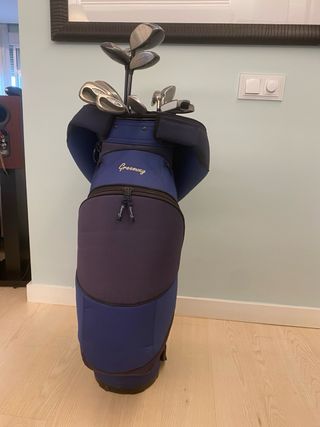 Set de palos de golf con bolsa y accesorios
