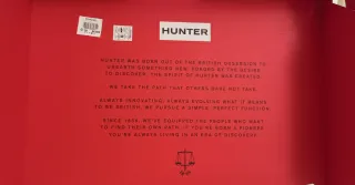 Botas de agua Hunter negras