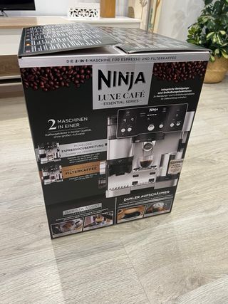 Cafetera Ninja Luxe Essential 2 en 1 Plata