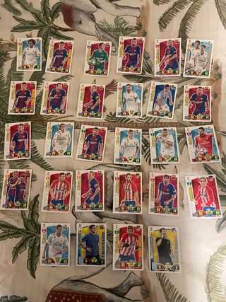 27 cromos Panini Leyendas 2017-2018