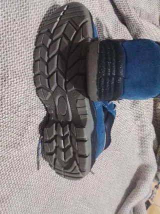 Botas de trabajo hombre azul