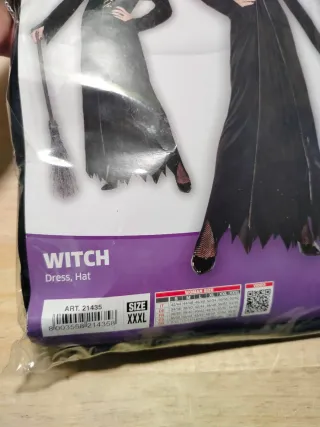 WIDMANN MILANO Disfraz de Bruja para Adultos  XXL