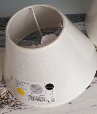 Pantallas Lámpara Inspire Empire Lino Crudo