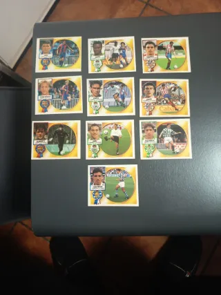 Lote cromos fútbol 94-95 antiguos.