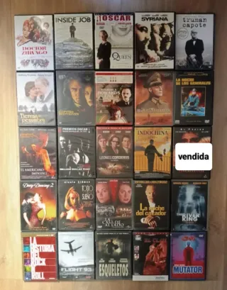 Películas en dvd a 1€ cada una