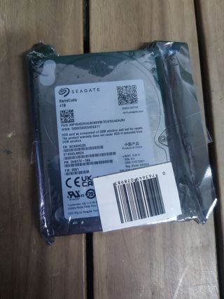 Disco Duro Seagate Guardian Barracuda 4TB 2.5"
