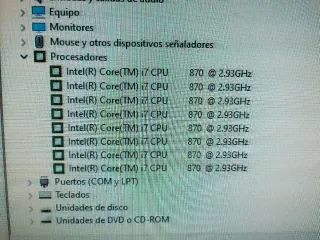 Ordenador Gigabyte i7 8GB RAM SSD