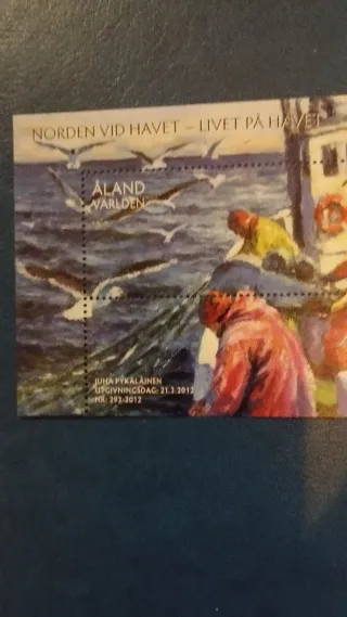 Hoja de sello Åland - Lote 165