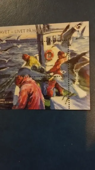 Hoja de sello Åland - Lote 165
