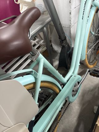 Bicicleta Btwin Mujer Talla M/L Celeste