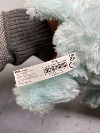 KONG Cozie Cão Pelúcia Azul