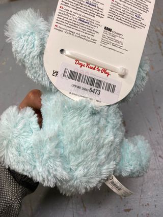 KONG Cozie Cão Pelúcia Azul