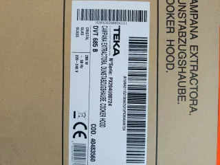 Campana extractora decorativa Teka DVT 685 cristal