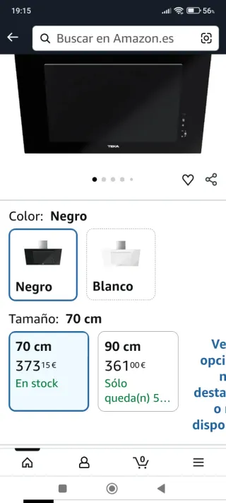 Campana extractora decorativa Teka DVT 685 cristal
