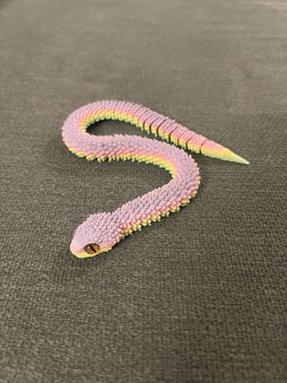 Cobra 3D Articulada Lilás