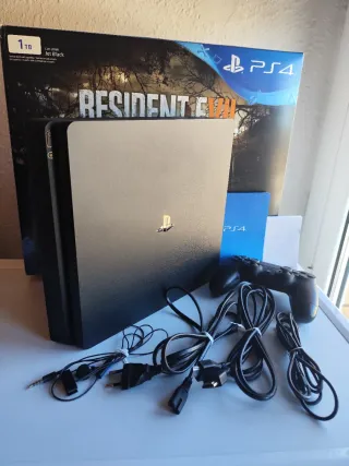 PS4 Slim 1TB IMPECABLE + 3 Juegos + Caja Original