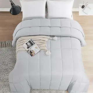 Edredón Cama Acolchado para camas 135/160 gris