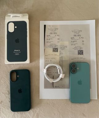 iPhone 16 Verde Fattura Garanzia fino Gen 2027
