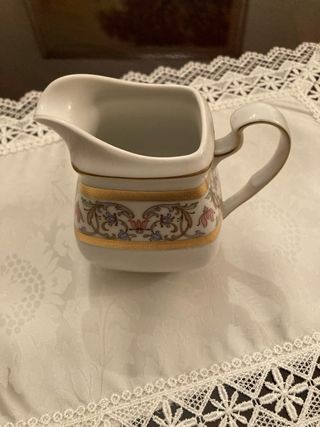 Servizio Caffè Vintage Porcellana Oro Bianco da 12