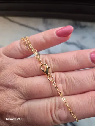 Pulseira Coração Dourada com Zircónias