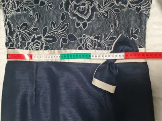 Vestido fiesta azul talla 46