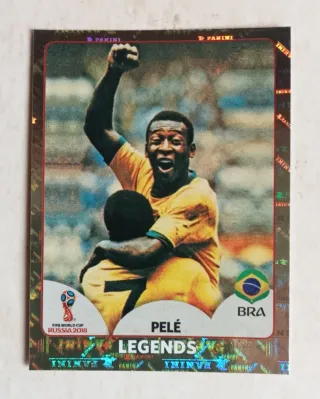 Cromo Panini Pelé Legends FIFA World Cup