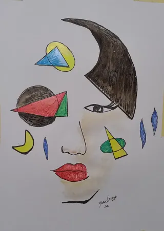 Ilustração Original 21x30cm - Arte Única