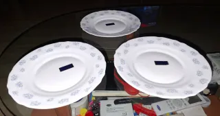 Nuevos. 3 Platos postre Harmonia flores