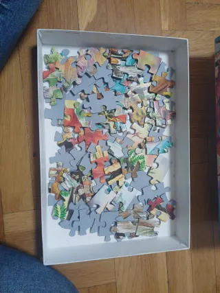 2 Puzzles 100 piezas Clementoni y Educa