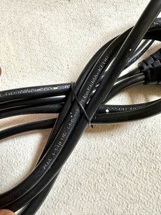 Cable de alimentación profesional tipo trébol.