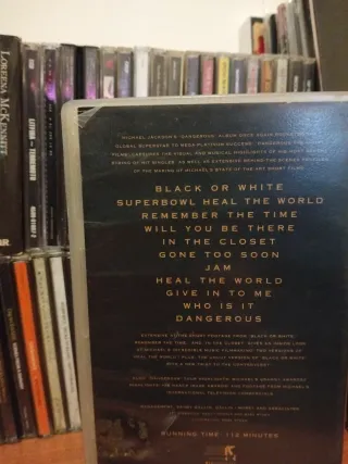 VHS Michael Jackson - Dangerous The Short films